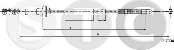 STC T481563 - Тросик газу avtolavka.club