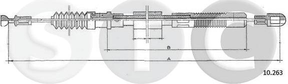 STC T482387 - Трос, управління зчепленням avtolavka.club