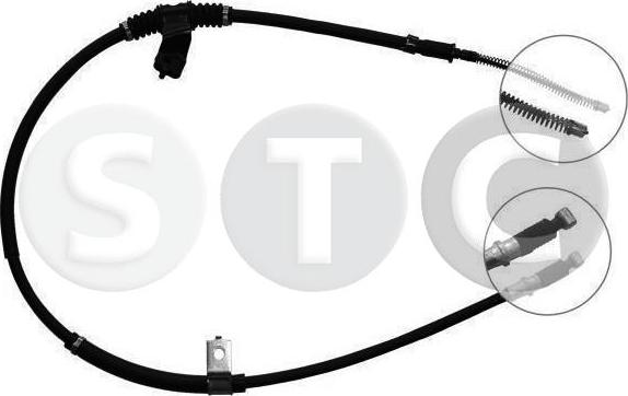 STC T482278 - Трос, гальмівна система avtolavka.club
