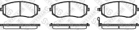 Stellox 962 011L-SX - Гальмівні колодки, дискові гальма avtolavka.club