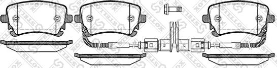 Stellox 908 002-SX - Гальмівні колодки, дискові гальма avtolavka.club