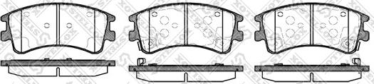 Stellox 981 002L-SX - Гальмівні колодки, дискові гальма avtolavka.club