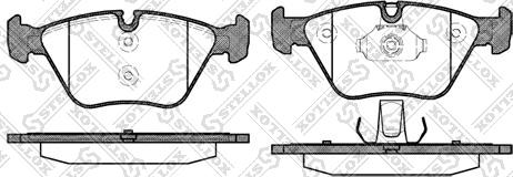 BENDIX 573161 - Гальмівні колодки, дискові гальма avtolavka.club