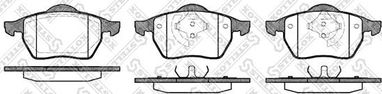 Stellox 401 001B-SX - Гальмівні колодки, дискові гальма avtolavka.club