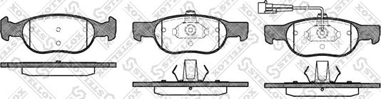 Stellox 599 011B-SX - Гальмівні колодки, дискові гальма avtolavka.club