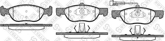 Stellox 598 011B-SX - Гальмівні колодки, дискові гальма avtolavka.club