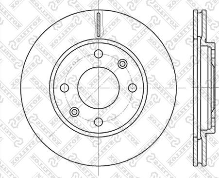 Stellox 6020-9918V-SX - Гальмівний диск avtolavka.club