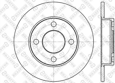 Stellox 6020-4748-SX - Гальмівний диск avtolavka.club