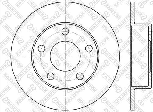 Stellox 6020-4763-SX - Гальмівний диск avtolavka.club