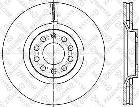 Stellox 6020-47107V-SX - Гальмівний диск avtolavka.club