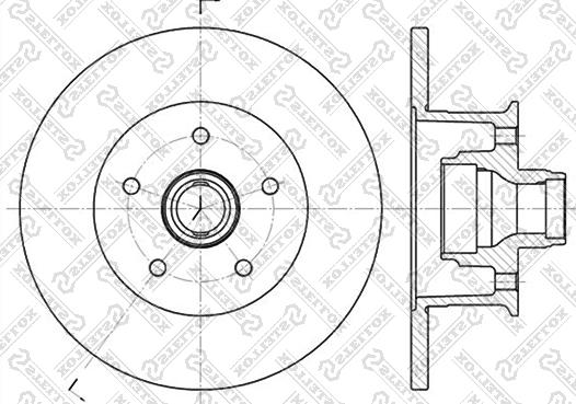 Stellox 6020-4720-SX - Гальмівний диск avtolavka.club