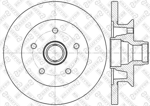 Stellox 6020-4727-SX - Гальмівний диск avtolavka.club