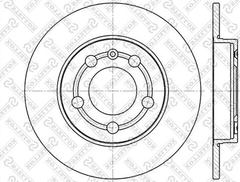 Stellox 6020-4779-SX - Гальмівний диск avtolavka.club