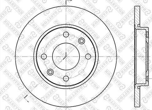 Stellox 6020-1926-SX - Гальмівний диск avtolavka.club