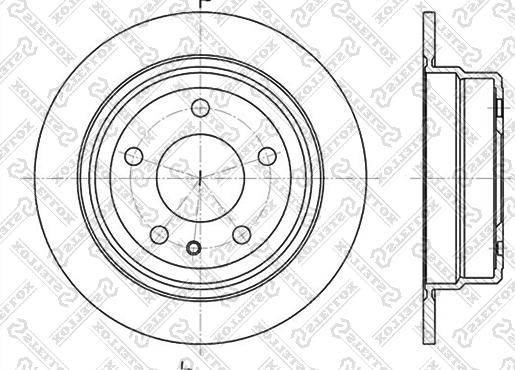 Stellox 6020-1514-SX - Гальмівний диск avtolavka.club