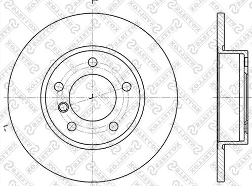 Stellox 6020-1524-SX - Гальмівний диск avtolavka.club