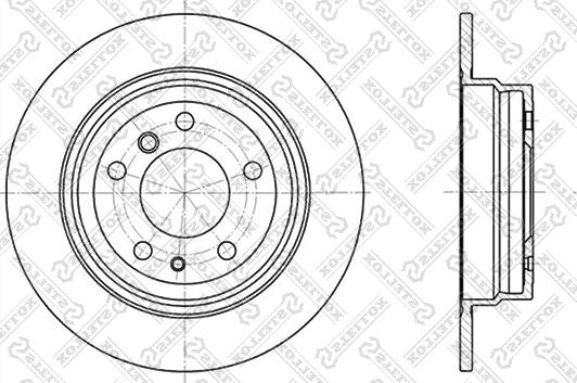 Stellox 6020-1520-SX - Гальмівний диск avtolavka.club