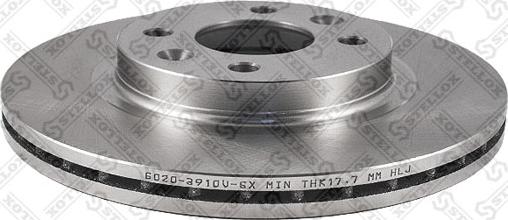 Stellox 6020-3910V-SX - Гальмівний диск avtolavka.club