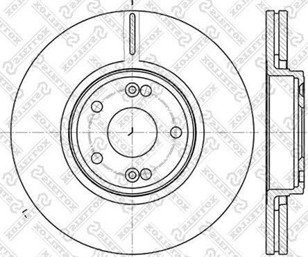 Stellox 6020-3932V-SX - Гальмівний диск avtolavka.club