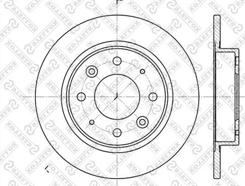 Stellox 6020-3503-SX - Гальмівний диск avtolavka.club