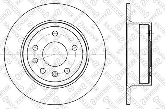 Stellox 6020-3610-SX - Гальмівний диск avtolavka.club