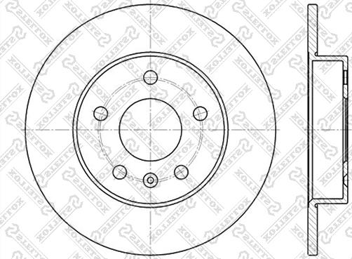 Stellox 6020-3631-SX - Гальмівний диск avtolavka.club