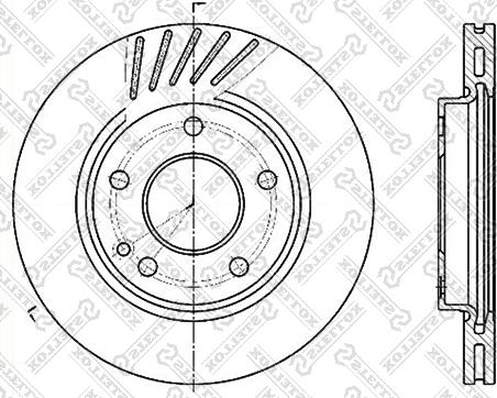 Wolf WD28390B - Гальмівний диск avtolavka.club