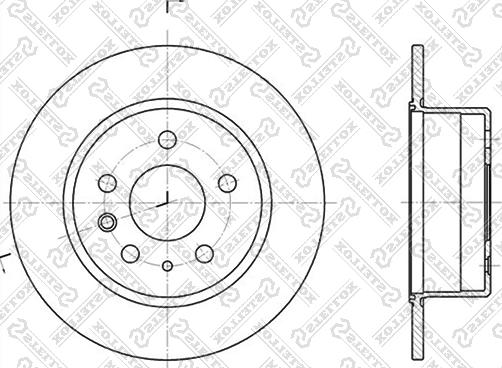 Stellox 6020-3305-SX - Гальмівний диск avtolavka.club