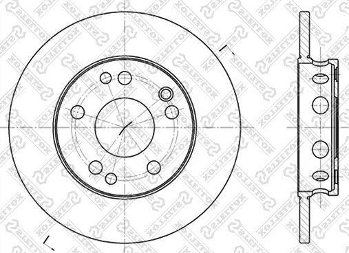 Stellox 6020-3306-SX - Гальмівний диск avtolavka.club