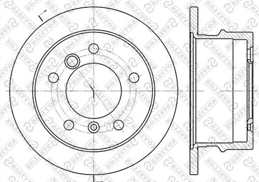 Stellox 6020-3337-SX - Гальмівний диск avtolavka.club