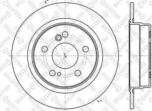 Stellox 6020-3326-SX - Гальмівний диск avtolavka.club