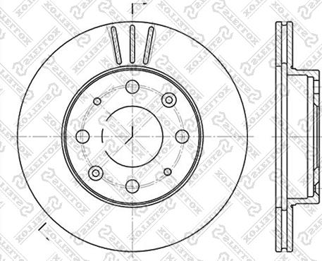 Breco BS 7955 - Гальмівний диск avtolavka.club