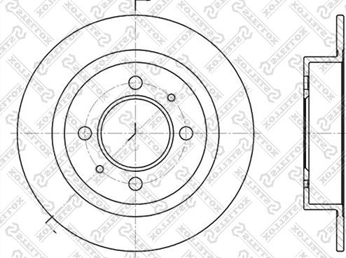 Stellox 6020-2246-SX - Гальмівний диск avtolavka.club