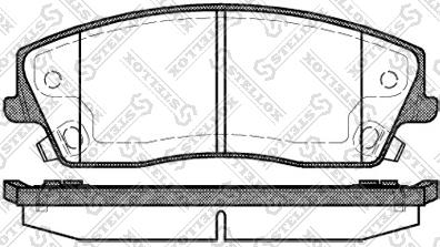 BENDIX MKD1056 - Гальмівні колодки, дискові гальма avtolavka.club