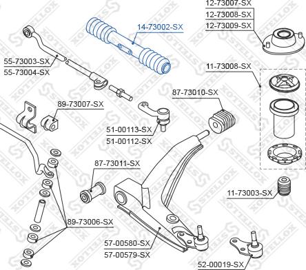 Stellox 14-73002-SX - Пильник, рульове управління avtolavka.club