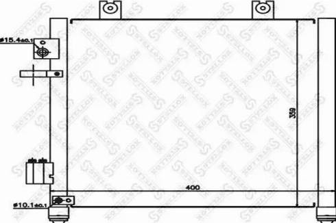 Stellox 10-45486-SX - Конденсатор, кондиціонер avtolavka.club