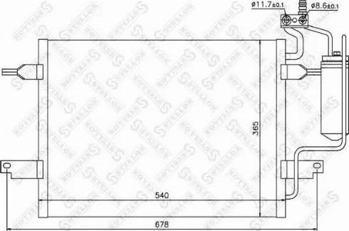 Stellox 10-45225-SX - Конденсатор, кондиціонер avtolavka.club