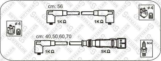 Stellox 10-39054-SX - Комплект проводів запалювання avtolavka.club
