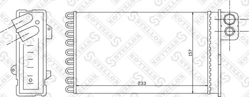 Stellox 10-35092-SX - Теплообмінник, опалення салону avtolavka.club