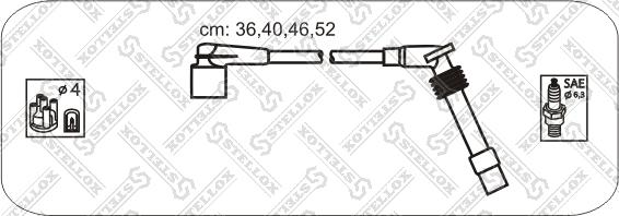 Stellox 10-38460-SX - Комплект проводів запалювання avtolavka.club