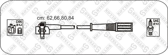 Stellox 10-38115-SX - Комплект проводів запалювання avtolavka.club