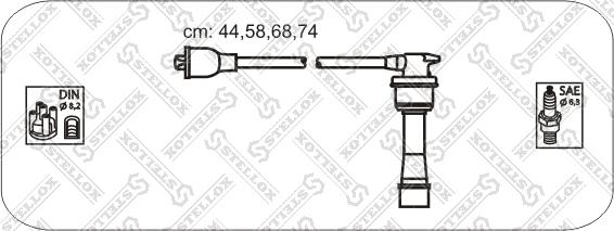 Stellox 10-38399-SX - Комплект проводів запалювання avtolavka.club