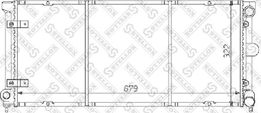 Stellox 10-25075-SX - Радіатор, охолодження двигуна avtolavka.club