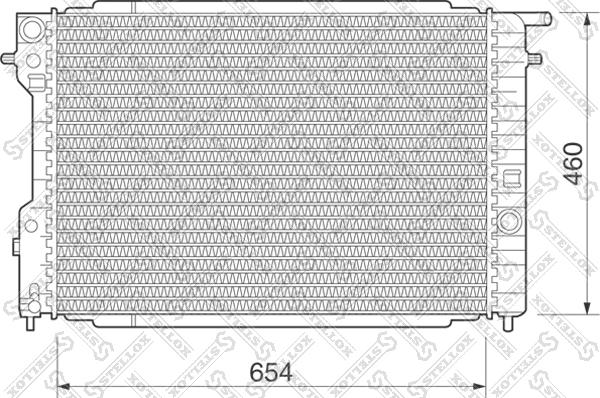 Stellox 10-25078-SX - Радіатор, охолодження двигуна avtolavka.club