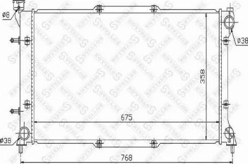 Stellox 10-26639-SX - Радіатор, охолодження двигуна avtolavka.club