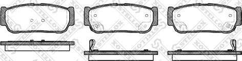 Stellox 1074 002-SX - Гальмівні колодки, дискові гальма avtolavka.club