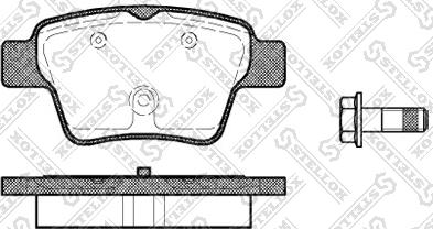 EMGRAND (GEELY) 1064001725 - Гальмівні колодки, дискові гальма avtolavka.club