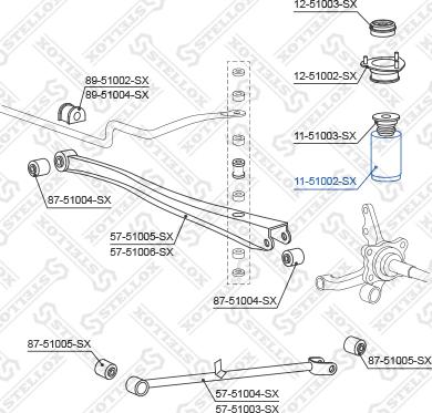 Stellox 11-51002-SX - Пильник амортизатора, захисний ковпак avtolavka.club