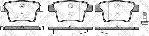 Stellox 1160 010L-SX - Гальмівні колодки, дискові гальма avtolavka.club