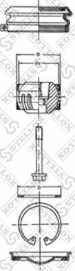 Stellox 84-12017-SX - Ремонтний комплект, важіль підвіски avtolavka.club